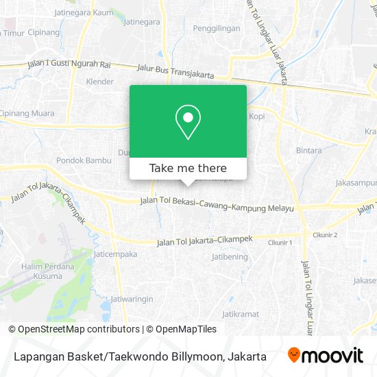 Lapangan Basket / Taekwondo Billymoon map