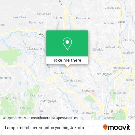 Lampu merah perempatan yasmin map