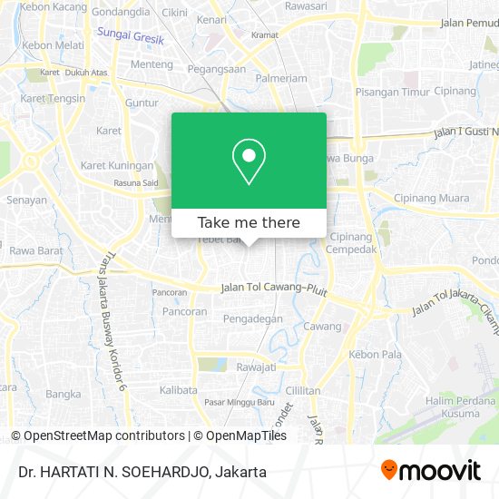 Dr. HARTATI N. SOEHARDJO map