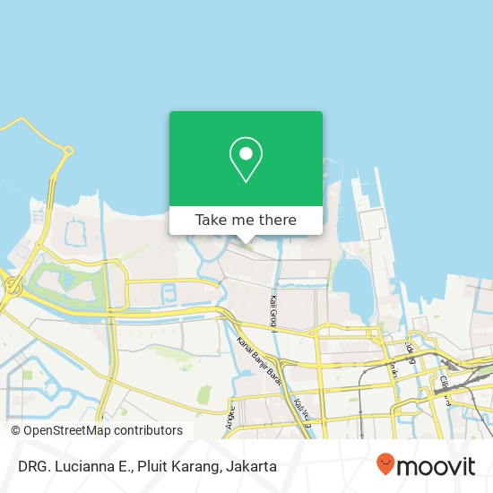 DRG. Lucianna E., Pluit Karang map