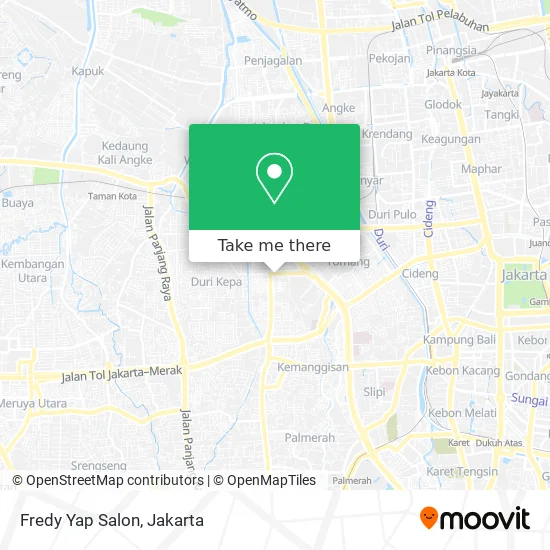 Fredy Yap Salon map
