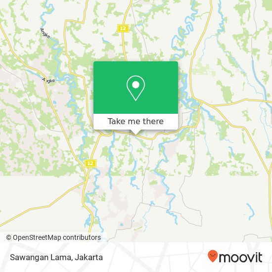 Sawangan Lama map