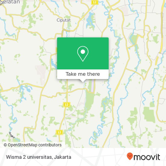 Wisma 2 universitas map