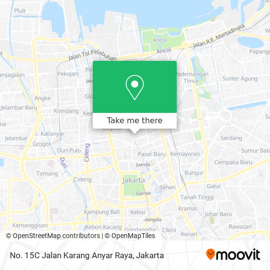 No. 15C Jalan Karang Anyar Raya map