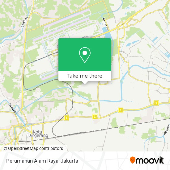 Perumahan Alam Raya map