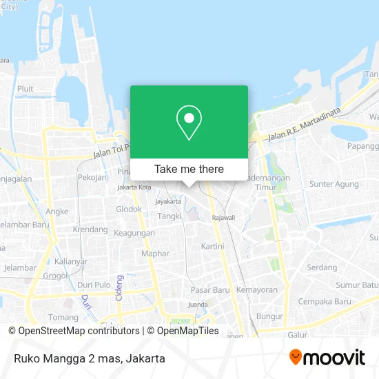 Ruko Mangga 2 mas map