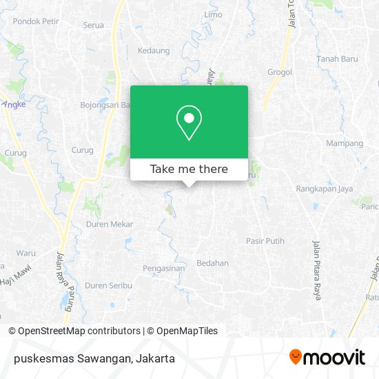 puskesmas Sawangan map