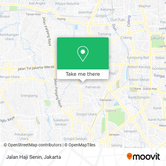 Jalan Haji Senin map