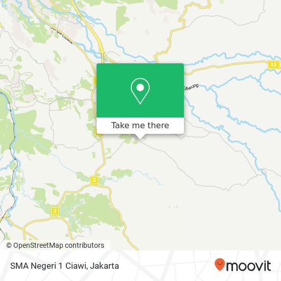 SMA Negeri 1 Ciawi map