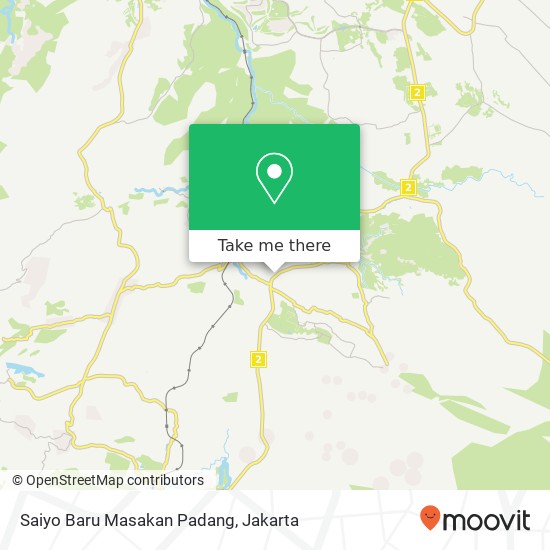 Saiyo Baru Masakan Padang, Jalan Raya Bogor Sukabumi Caringin Bogor map