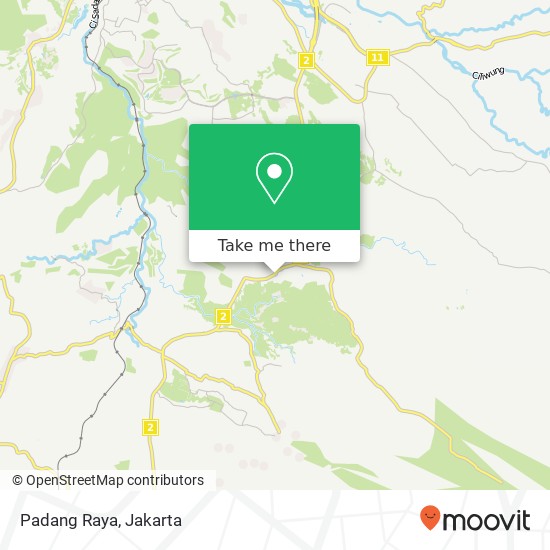 Padang Raya, Jalan Raya Bogor Sukabumi Caringin Bogor map