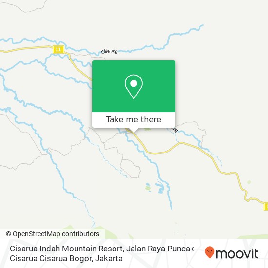 Cisarua Indah Mountain Resort, Jalan Raya Puncak Cisarua Cisarua Bogor map