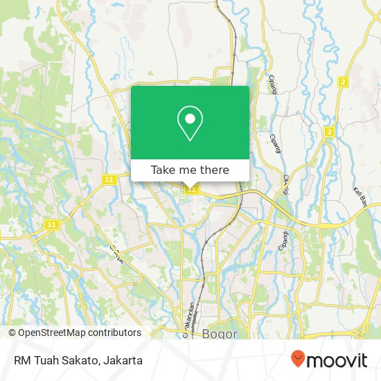 RM Tuah Sakato, Raya Baru Tanah Sereal Bogor 16164 map