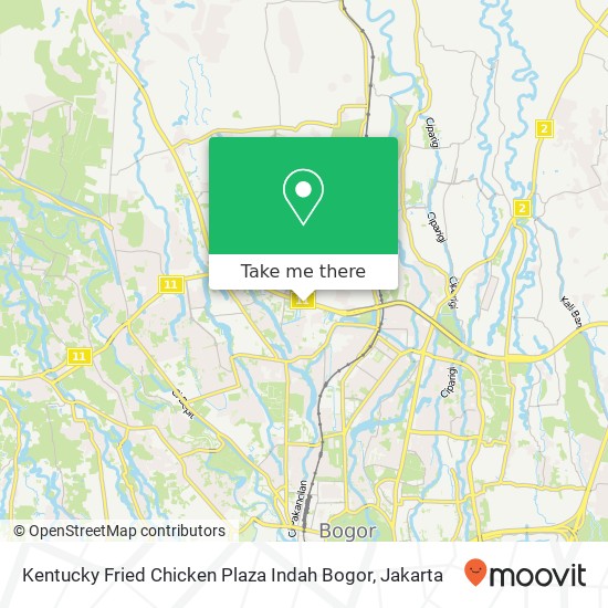 Kentucky Fried Chicken Plaza Indah Bogor, Tanah Sereal Bogor map