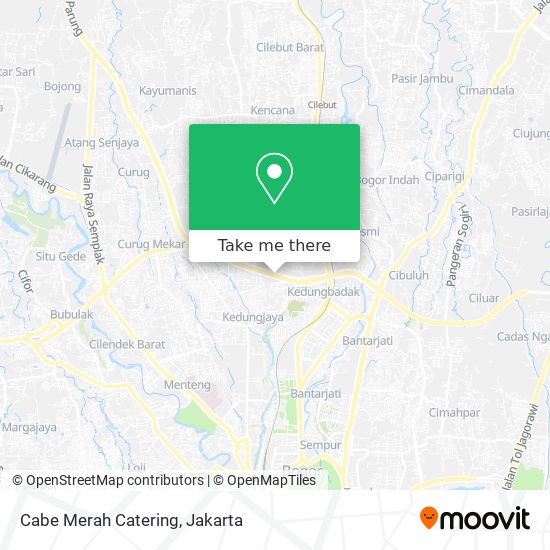 Cabe Merah Catering map