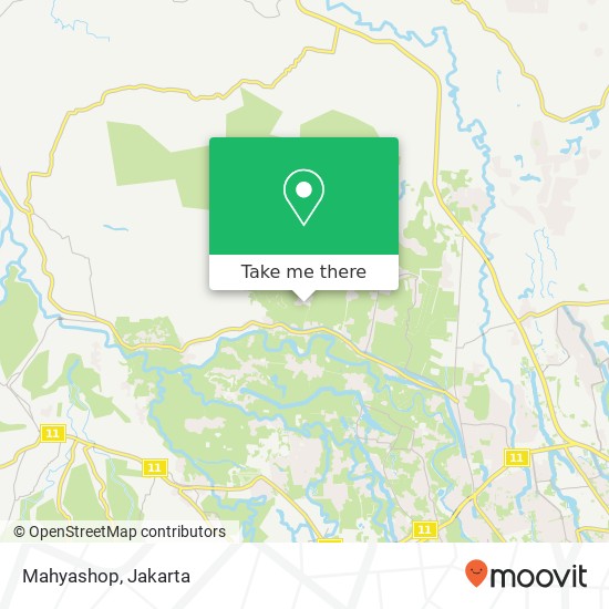 Mahyashop, Ranca Bungur Bogor map