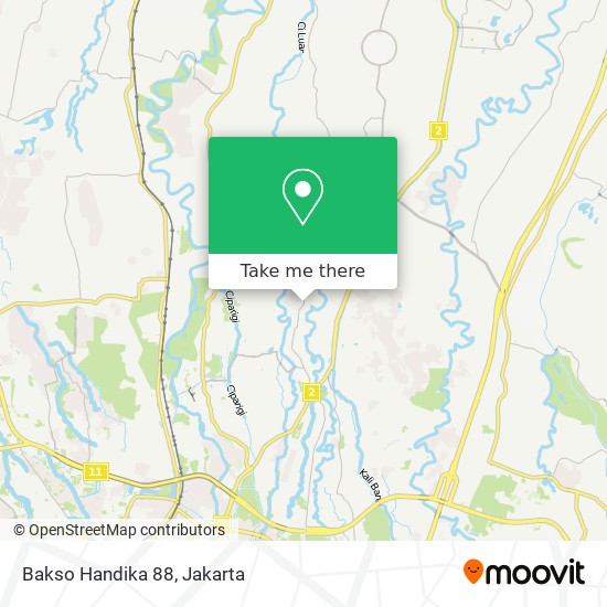 Bakso Handika 88 map