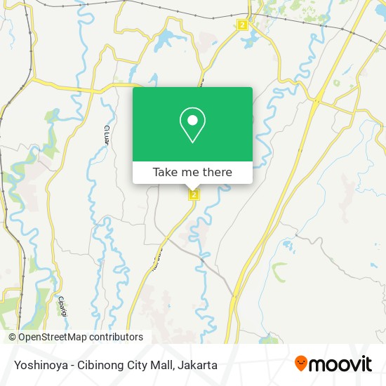 Yoshinoya - Cibinong City Mall map