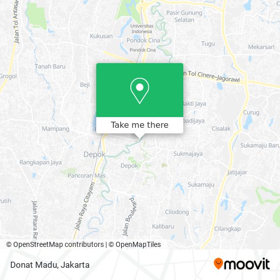 Donat Madu map