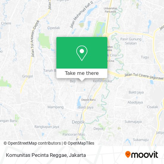 Komunitas Pecinta Reggae map