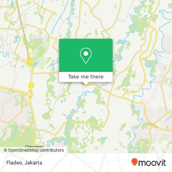 Fladeo, Jatisampurna Bekasi Kota 17435 map