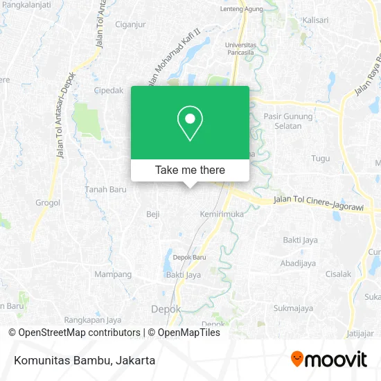 Komunitas Bambu map