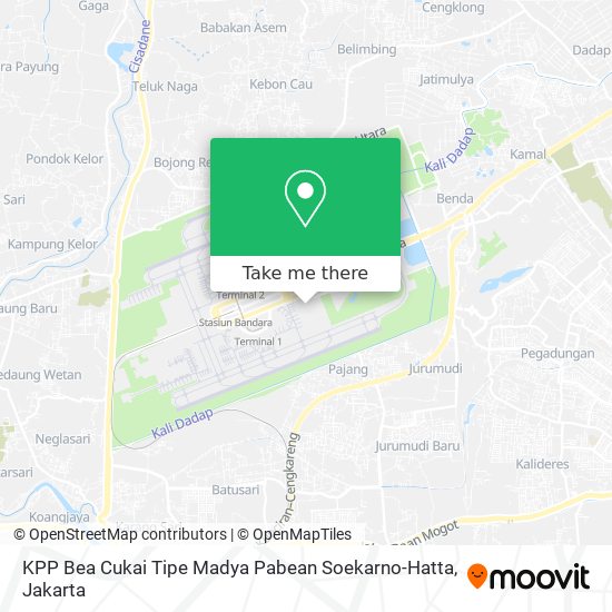 KPP Bea Cukai Tipe Madya Pabean Soekarno-Hatta map