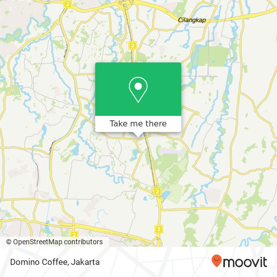 Domino Coffee, Jalan Jaya Makmur Ciracas Jakarta Timur 13730 map