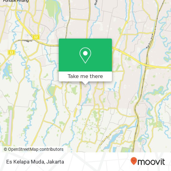 Es Kelapa Muda, Indonesia map