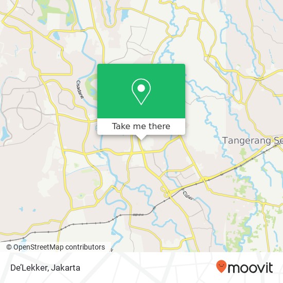 De’Lekker, Serpong Tangerang Selatan 15311 map