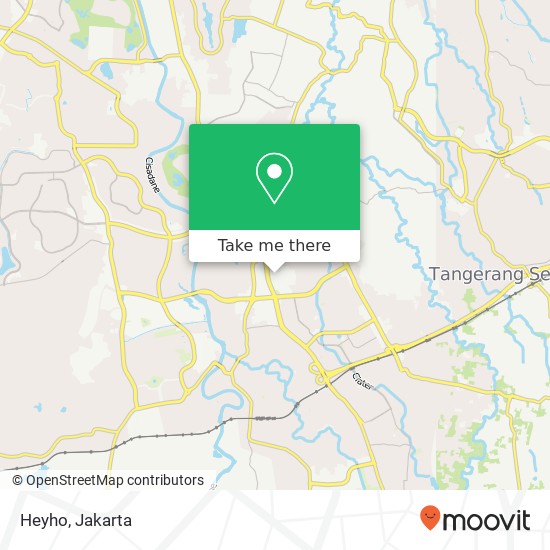 Heyho, Serpong Tangerang Selatan 15311 map