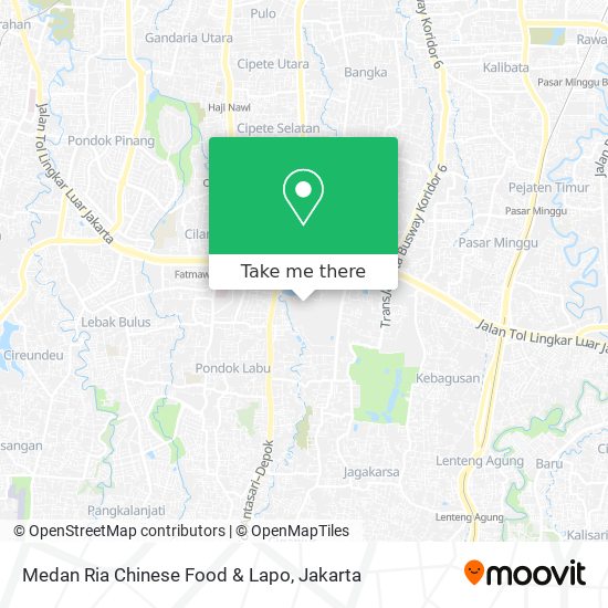 Medan Ria Chinese Food & Lapo map