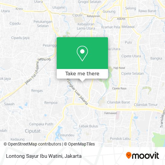 Lontong Sayur Ibu Watini map