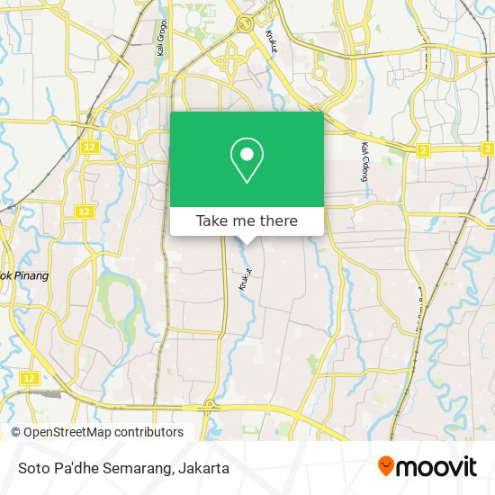 Soto Pa'dhe Semarang map