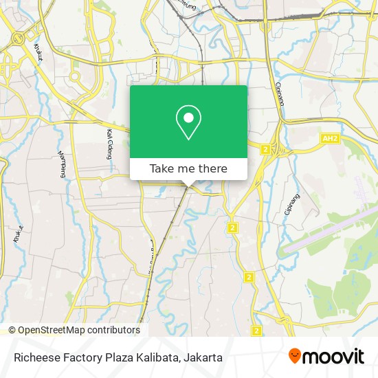 Richeese Factory Plaza Kalibata map