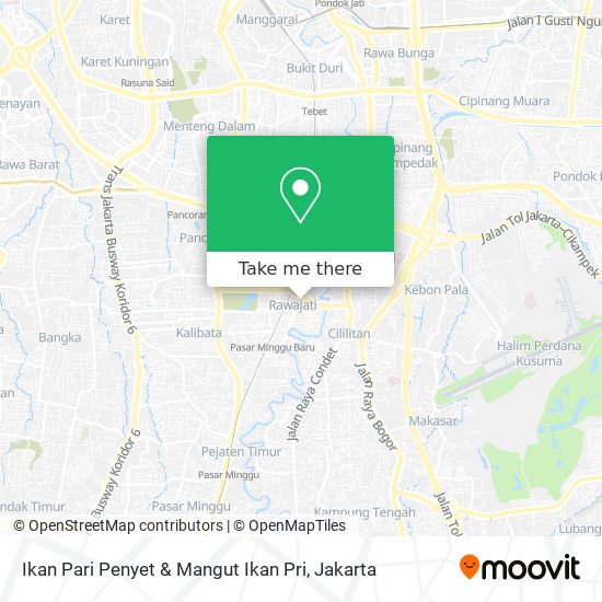 Ikan Pari Penyet & Mangut Ikan Pri map