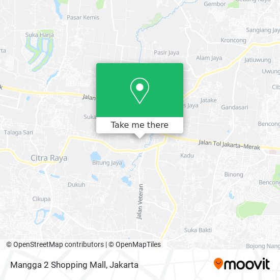 Mangga 2 Shopping Mall map