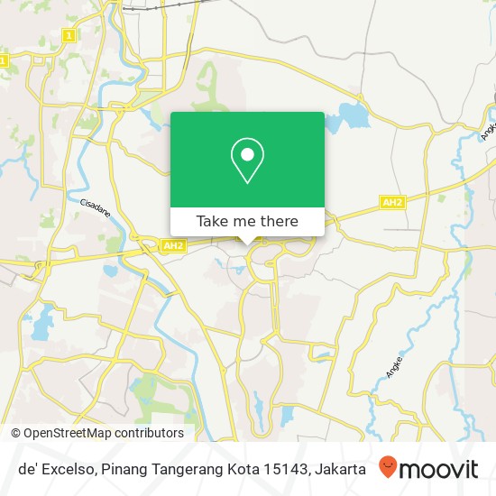 de' Excelso, Pinang Tangerang Kota 15143 map