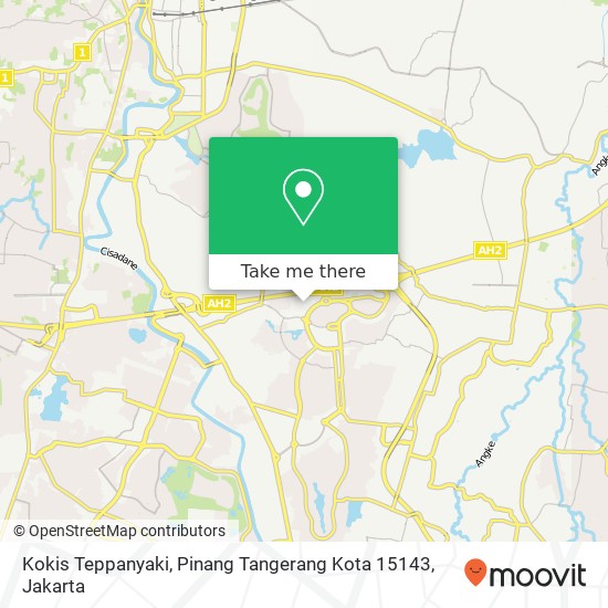 Kokis Teppanyaki, Pinang Tangerang Kota 15143 map