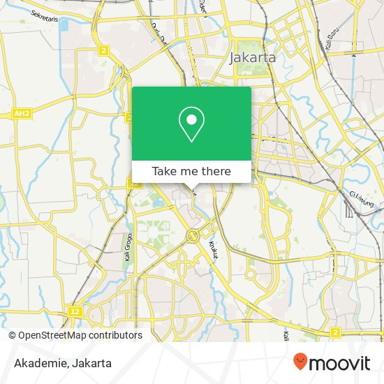 Akademie, Jalan Bendungan Hilir 118 Tanah Abang Jakarta Pusat 10210 map