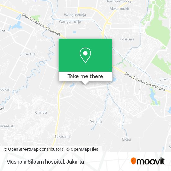 Mushola Siloam hospital map