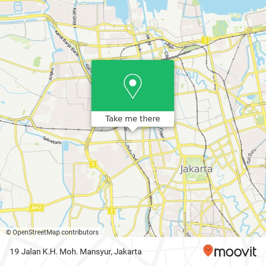 19 Jalan K.H. Moh. Mansyur map