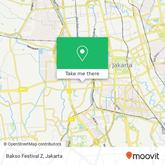 Bakso Festival Z, Palmerah Jakarta Barat 11420 map
