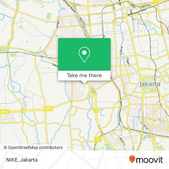 NIKE, Grogol Petamburan Jakarta 11470 map