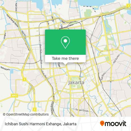 Ichiban Sushi Harmoni Exhange map