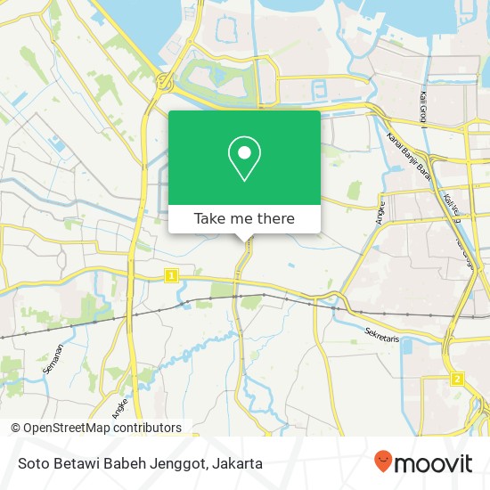 Soto Betawi Babeh Jenggot, Jalan Melati Indah Raya Cengkareng Jakarta Barat 11720 map