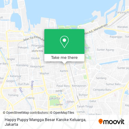 Happy Puppy Mangga Besar Karoke Keluarga map