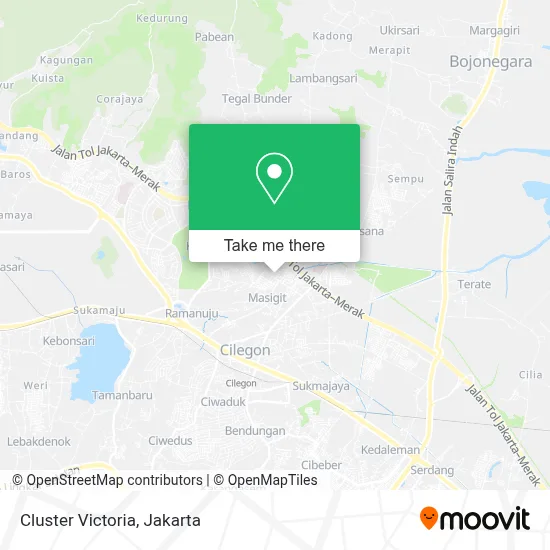 Cluster Victoria map