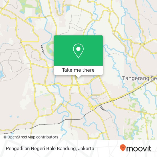 Pengadilan Negeri Bale Bandung map