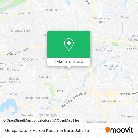 Gereja Katolik Paroki Kosambi Baru map